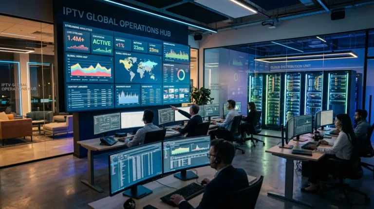 Professional IPTV suppliers operating advanced streaming server infrastructure
